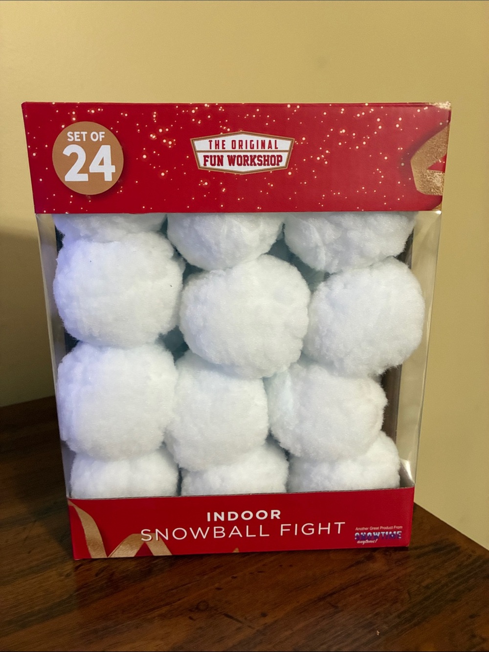 Fun Workshop - INDOOR SNOWBALL FIGHT ( set of 24)